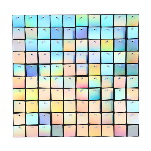 亮片墙商业美陈闪动风动板舞台背景墙面扣板开业门头广告牌