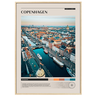 世界城市建筑风景装饰画客厅沙发背景墙卧室壁画上海香港台北挂画