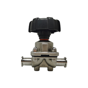 KF真空隔膜阀316不锈钢快装卡盘16法兰25卡箍40支架63压缩耐腐蚀0