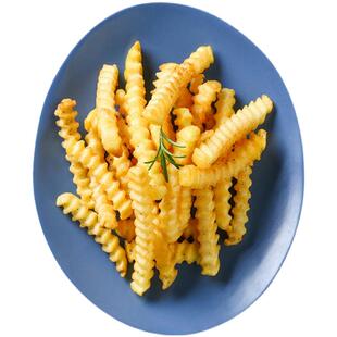 麦肯波浪薯条美式曲薯条冷冻波纹薯条大粗薯条半成品空气炸锅食材