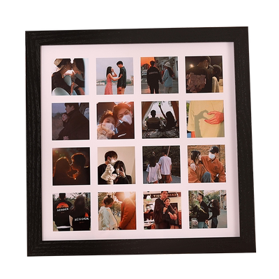 九9宫格相框diy拼图定制洗照片摆台纪念情侣婚纱情人节礼物挂墙