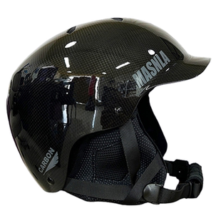 26新款Masnla碳纤维滑雪头盔bern同款亚洲超轻单双板雪盔雪帽碳盔