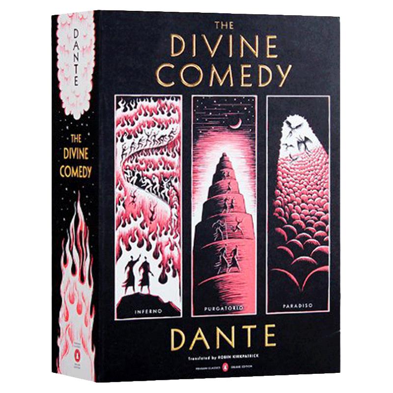 但丁 神曲 企鹅经典豪华毛边版 英文原版 The Divine Comedy 全英文版 Dante Alighieri 进口原版英语书籍