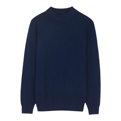 鹿王男士纯羊绒衫秋冬新款