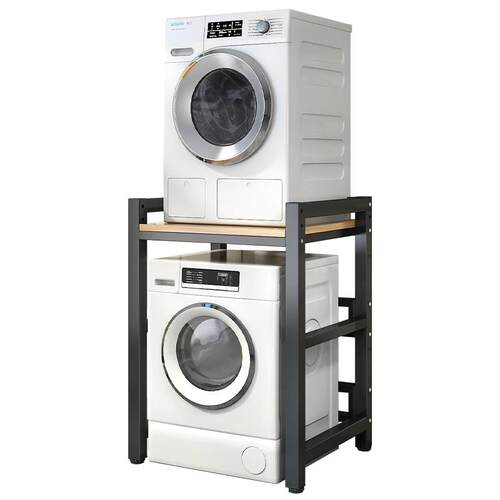 洗衣机置物架滚筒双层落地阳台洗衣液架烘干机洗碗机上方叠放架子