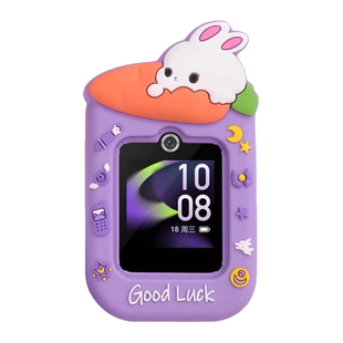 适用华为儿童手表4pro挂脖保护套5挂绳5xpro表壳4x硅胶3pro超能5活力新耀版3x可爱卡通3s吊坠荣耀小k2男女生