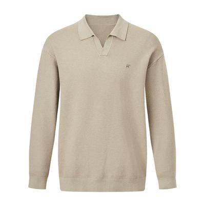 简系V领柔软舒适针织衫