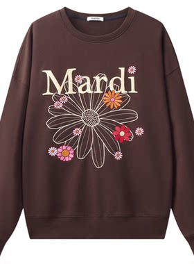 MardiLadin新款秋季圆领长袖卫衣