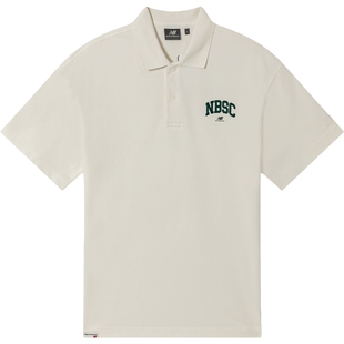 New Balance NB官方男女款POLO衫夏季纯棉运动休闲短袖5FD25363