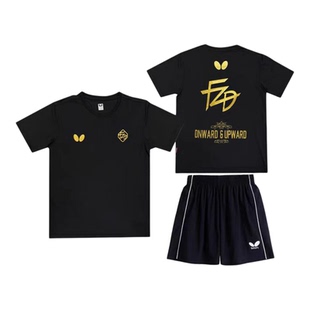 蝴蝶BUTTERFLY樊振东同款文化衫短袖奥运纪念速干T恤短袖BWH-842