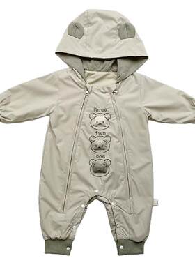 超萌婴幼儿春秋连体衣外出服
