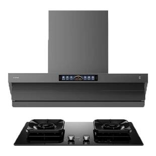 方太V10-G+TF37B烟灶联动套餐顶侧一体大吸力家用厨房抽吸油烟机