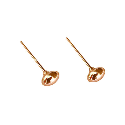 馨米娅纯银高级管气质小金豆耳钉