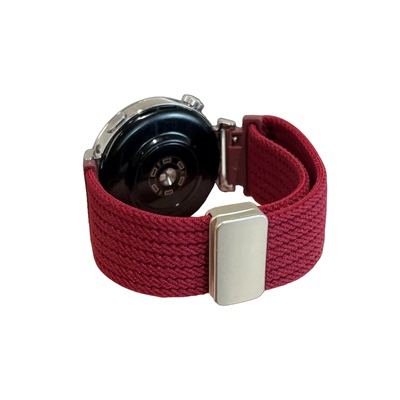 适用华为手表磁吸扣尼龙编织表带