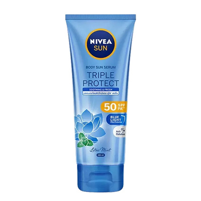 【自营】Nivea/妮维雅妮维雅三重抵御沁凉身体防晒乳SPF50 180ml