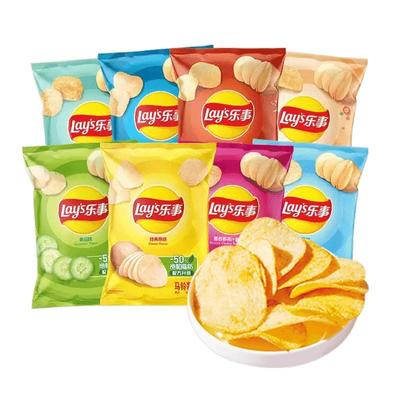 乐事薯片75g大包装原味黄瓜味办公室休闲食品年货零食小吃大礼包