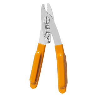 鹏迪 不锈钢光纤米勒钳 T2双口T3三口光纤剥线钳纤涂覆层剥离钳皮线开剥器光缆裸纤剥纤钳多功能冷接弥勒钳