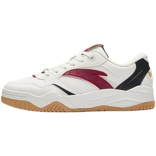 安踏好事发生波浪4板鞋男女新年款红色本命马年冬季新款运动鞋子