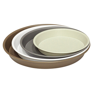 加厚花盆托盘塑料白色花盘垫底座树脂底盘多肉接水盘大号圆形底托