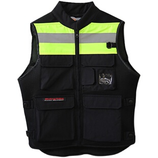 摩托车骑行马甲反光马夹摩旅车队服机车背心骑者联盟安全反光热卖