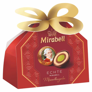 奥地利进口零食礼品Mirabell萨尔茨堡莫扎特夹心巧克力球蝴蝶礼盒
