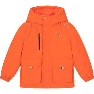 暇步士童装儿童三防羽绒服冬季男女童新款洋气工装风宽松保暖外套