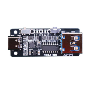 PD3.1诱骗器QC快充测试可调电压9V12V20V28V5A自动检测多协议诱骗