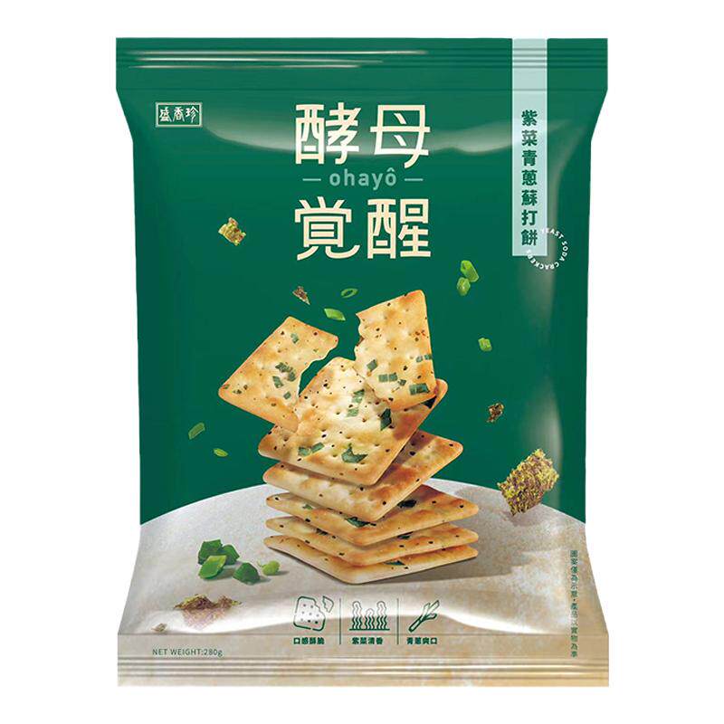台湾盛香珍紫菜青葱苏打饼