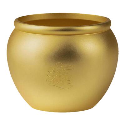 铜师傅黄铜玄关桌面铜缸