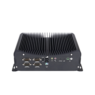 盈驰工控主机嵌入式迷你小主机10/11代酷睿i5 i7双网口六串口RS485/422/232COM带GPIO工业微型MINI电脑