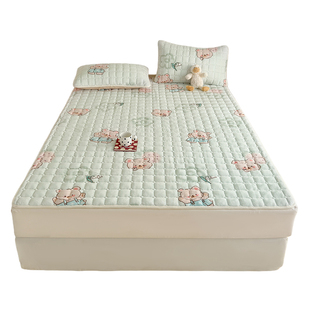 牛奶绒床盖冬加绒加厚a类母婴级2025新款榻榻米专用床单夹棉防滑