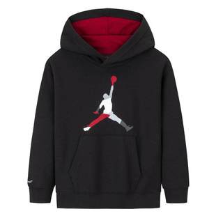 Jordan儿童装连帽卫衣男童上衣秋冬季新款中大童秋装女童运动服潮