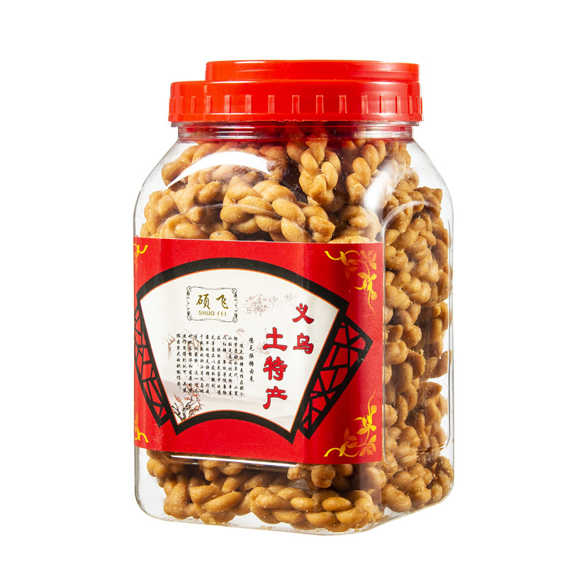 咸味香葱小麻花椒盐味义乌特产糕点