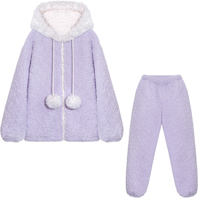 Bananagirl冬季新款珊瑚绒睡衣女