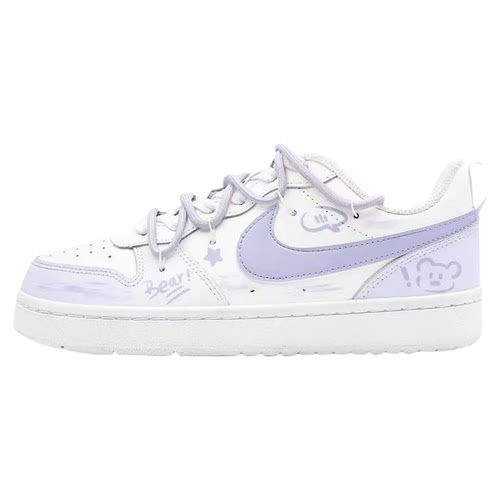 【定制球鞋】Nike Court Borough 芋泥小熊 Nike
