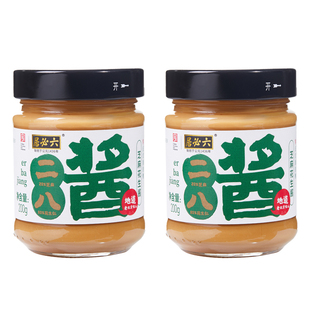 六必居二八酱毛肚蘸芝麻酱芝麻花生酱爆肚热干面酱火锅蘸料芝麻酱