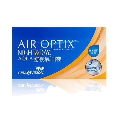 爱尔康视康舒视氧水润日夜月抛3片舒适氧隐形近视眼镜镜片正品sl