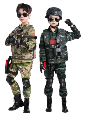 儿童迷彩服特种兵玩具套装