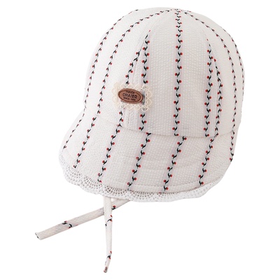 婴儿遮阳帽子春秋薄款大帽檐鸭舌帽女宝宝公主小月龄防晒棒球帽夏