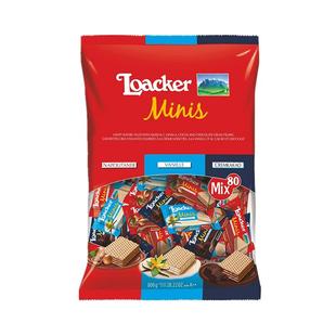 【自营】莱家loacker威化饼干800g大包装华夫进口零食