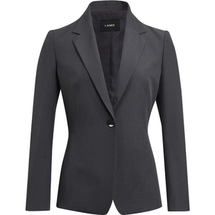 「X·Line」经典版型LANDI深灰通勤收腰西装外套女套装2026春新品