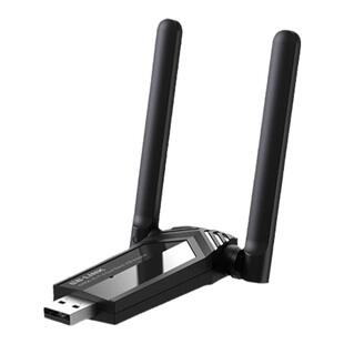必联usb无线网卡台式机WiFi6双频5G免驱动笔记本电脑发射器接收器外置千兆迷你网络增强信号即插即用智能穿墙