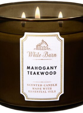 美国BBW无烟精油香薰蜡烛三芯