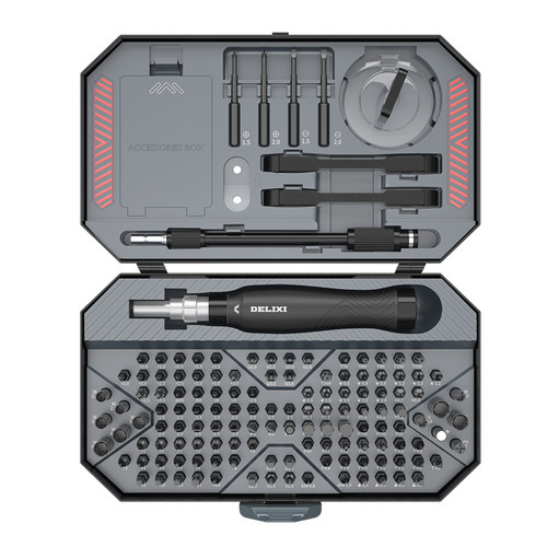 德力西螺丝刀套装一字十字家用小型多功能梅花三角螺丝批组套工具
