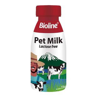 Bioline宠物牛奶狗狗猫咪0乳糖全脂牛乳成猫幼猫营养补充补水零食