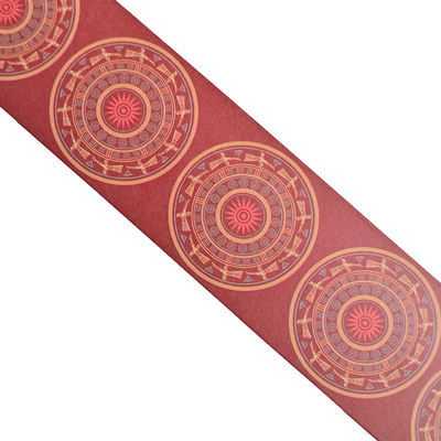 壮族风格壮锦贴纸民族图案胶带