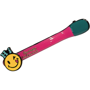 彩色发夹女刘海夹可爱笑脸高级感一字夹闪钻边夹侧边头饰一对装