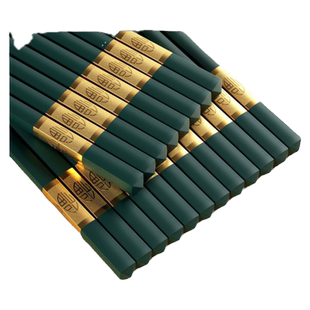 唐宗筷福字合金筷子家用高档耐高温防霉防滑家庭酒店专用正品快子