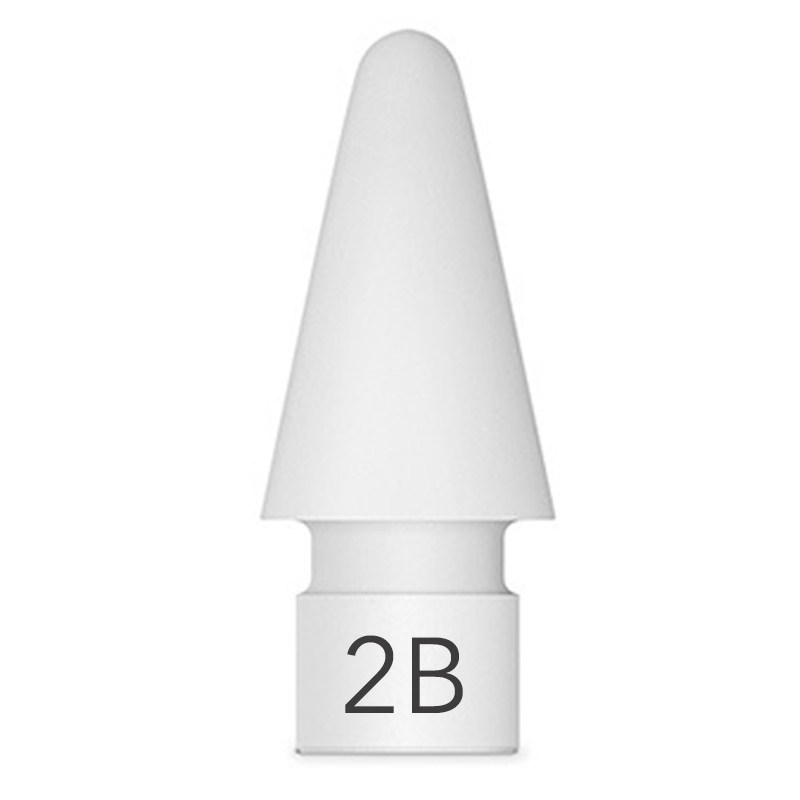 UNAQUE 软阻尼2B硬度笔尖适用ApplePencil钢化膜静音阻尼防滑笔头