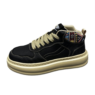 男士大码45码高帮板鞋46码运动休闲鞋47码秋冬款加厚男鞋48码鞋子